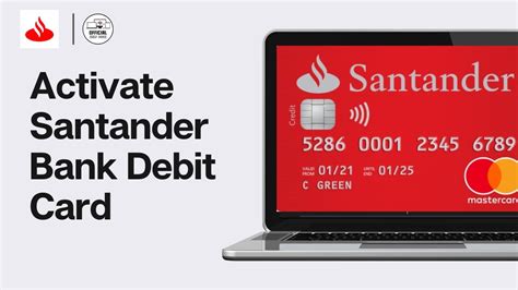 activate Santander card